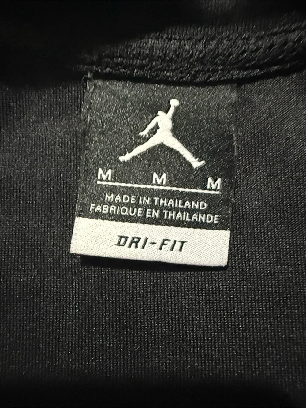 Jordan Black and Gray Full-Zip Performance Jacket